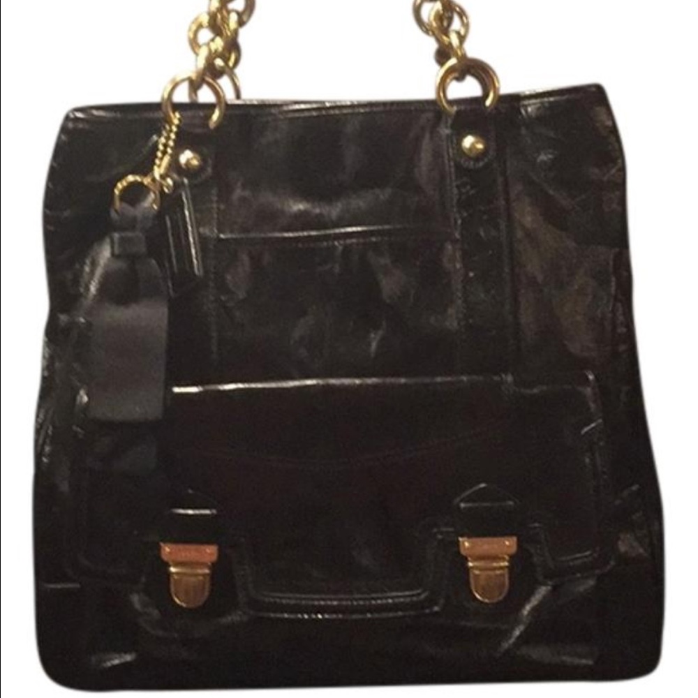 Coach Black leather bag