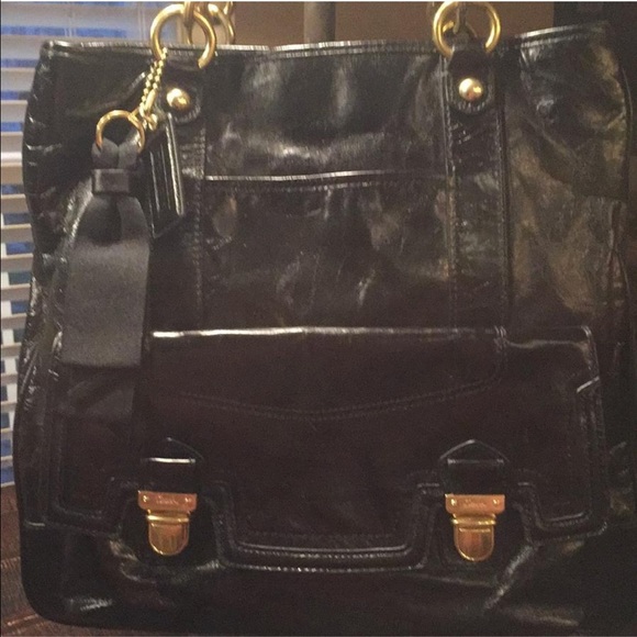 Coach Black leather bag - Picture 2 of 2