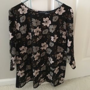 French Connection Black Blouse