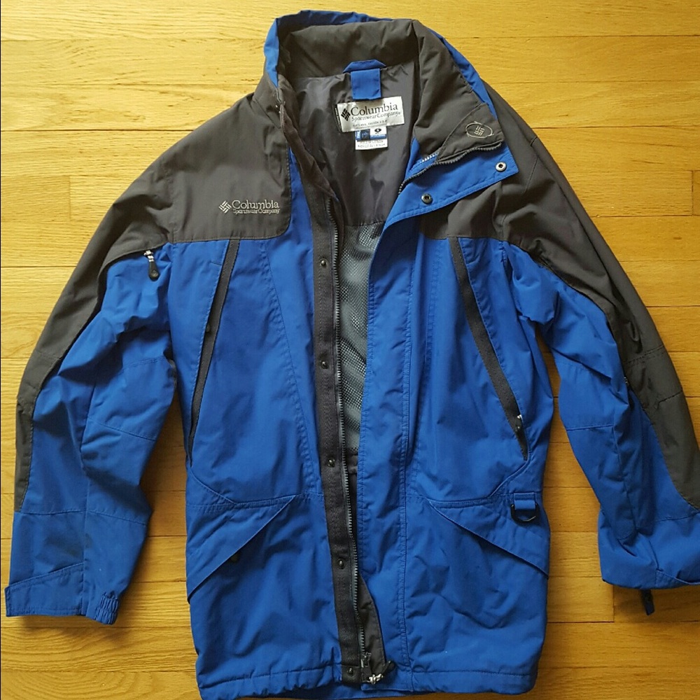 Columbia winter coat with zip in jacket