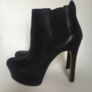 Vince Camuto platform ankle booties