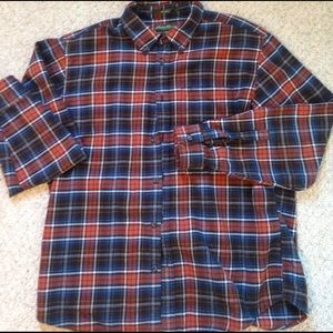 Eddie Bauer flannel relaxed fit L