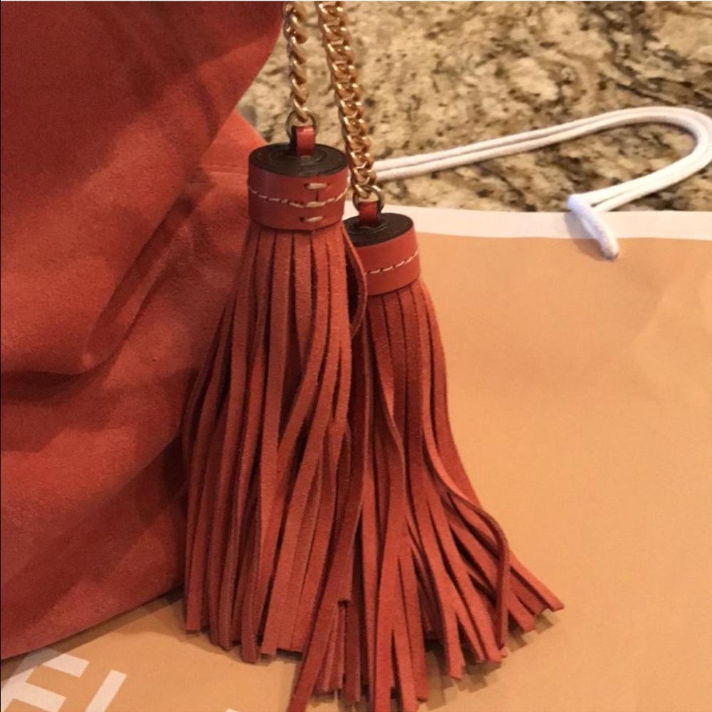 NWT Michael Kors dusty coral suede hobo bag - Picture 2 of 2