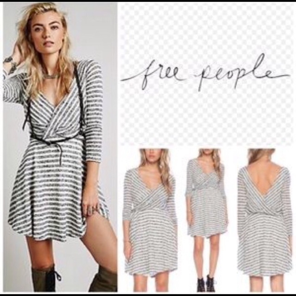 Free People Cream Comb Dress