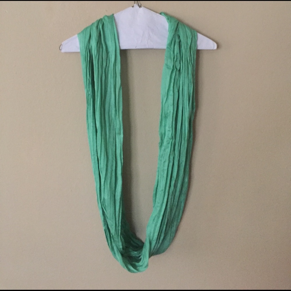 Mint Green Spring Infinity Scarf