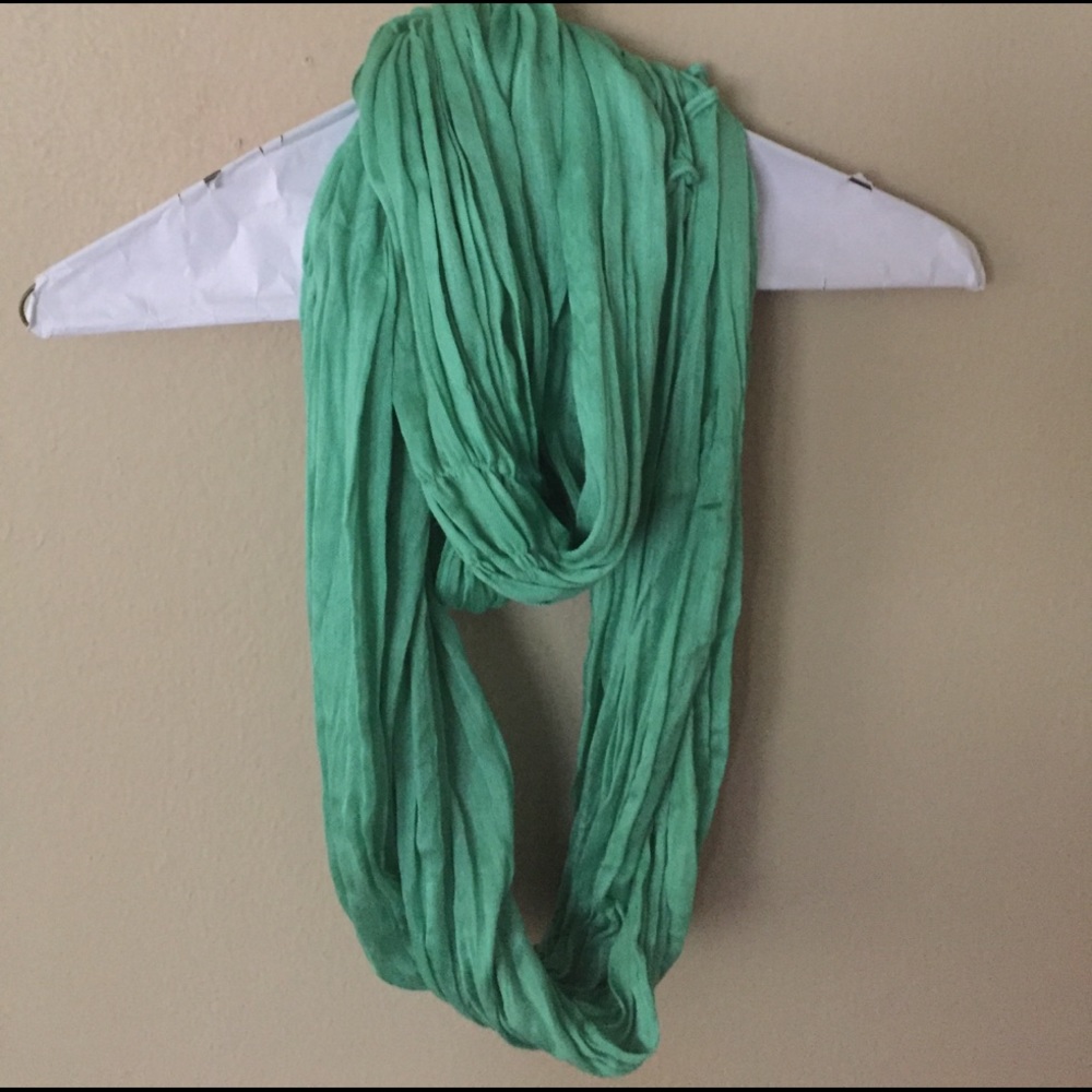 Mint Green Spring Infinity Scarf - Picture 2 of 2