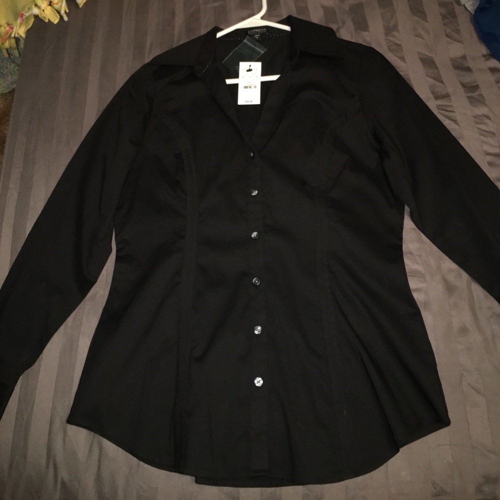 NWT Express button down shirt size small