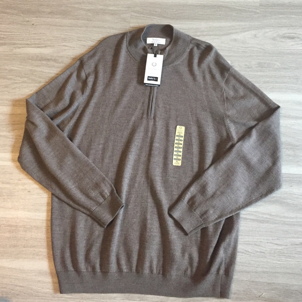 NWT Men Turnbury XL extra FineMerino wool sweater