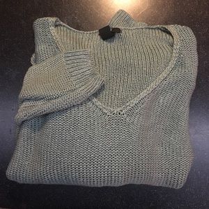 Seafoam Oversized Knit Sweater