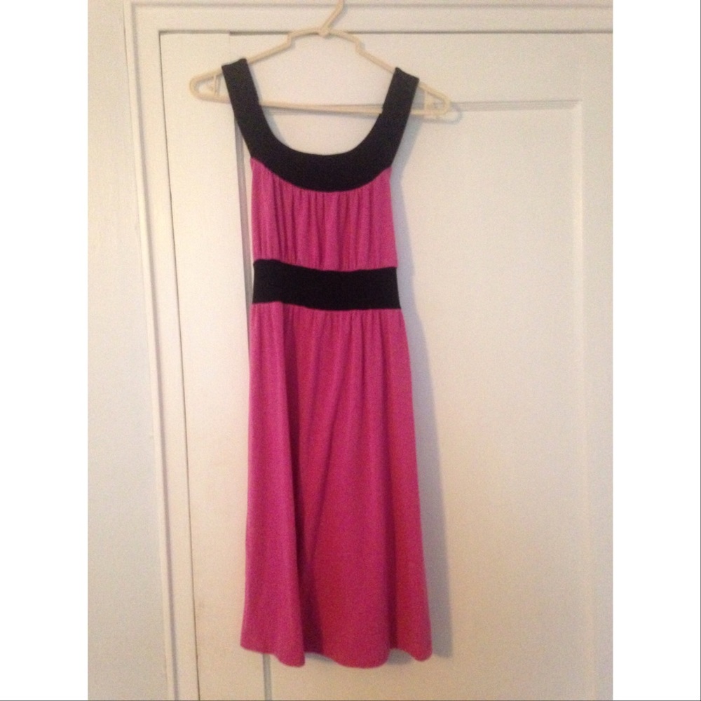 Hot Pink Sleeveless Dress