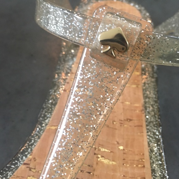 Kate Spade Gold Sparkle Sandal - Picture 4 of 5