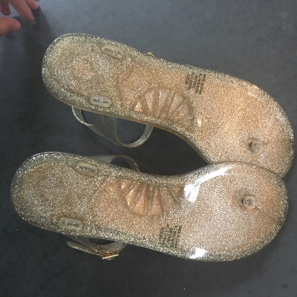 Kate Spade Gold Sparkle Sandal - Picture 3 of 5