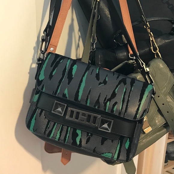 Proenza schouler ps11 mini velvet-flocked bag - Picture 2 of 4