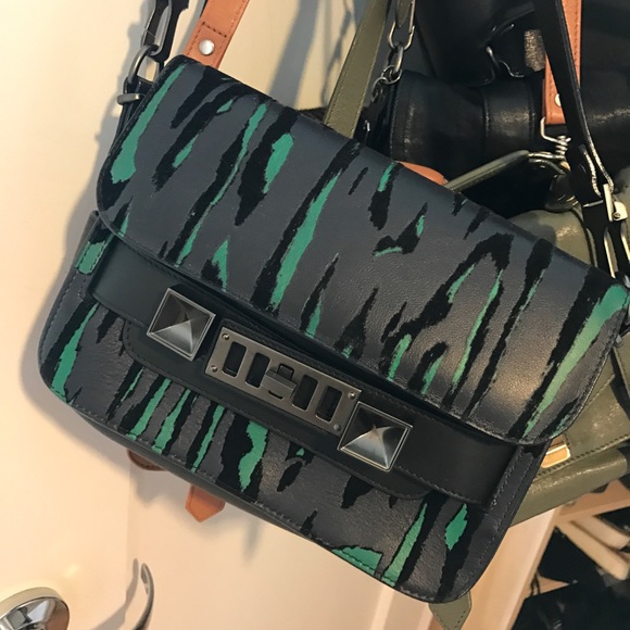 Proenza schouler ps11 mini velvet-flocked bag - Picture 4 of 4