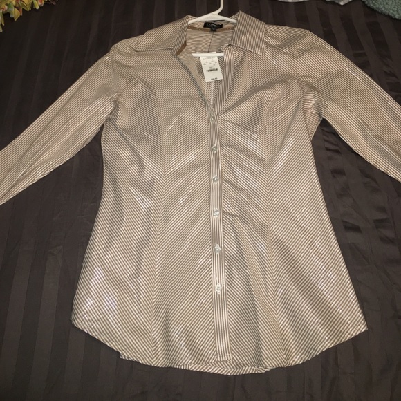 NWT Express button down shirt size small - Picture 2 of 4