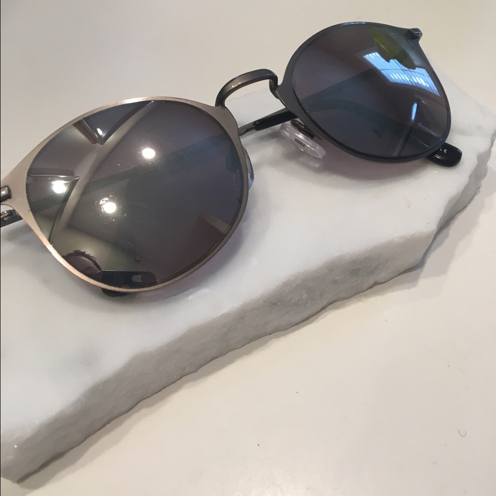 STEVE MADDEN grey/silver sunglasses