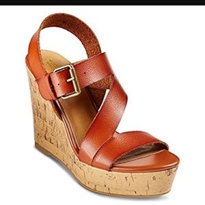 Mossimo black wedge espadrilles