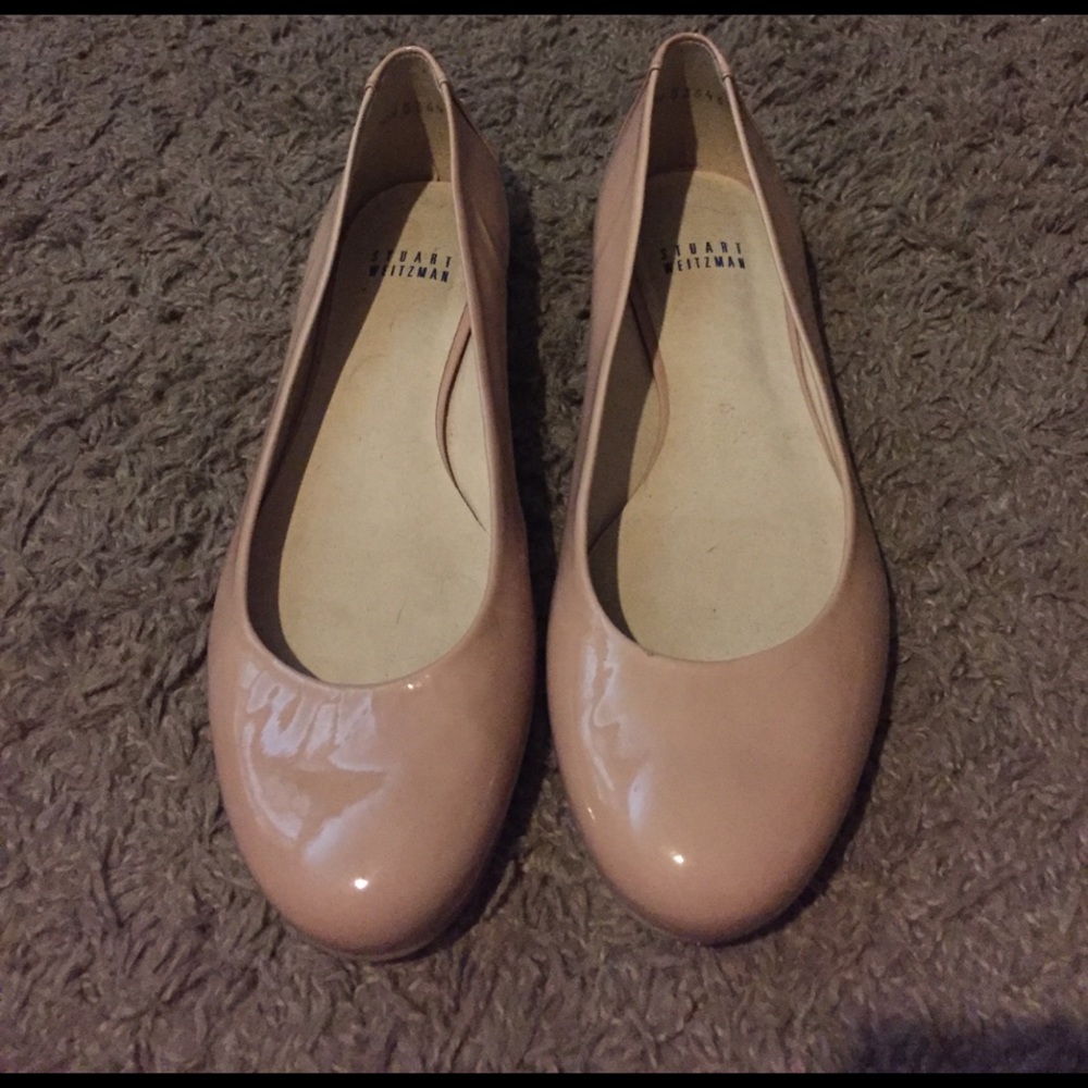 Stuart Weitzman Nude Flats