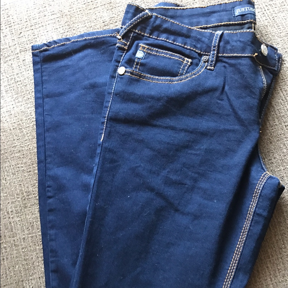 Blue Skinny Jeans. Size 13.