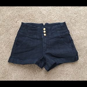 Bebe denim shorts size 24
