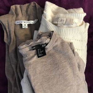 Sweater bundle - neutrals