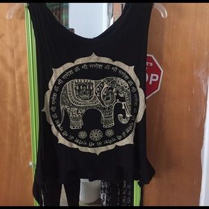 Elephant Boho muscle Tank