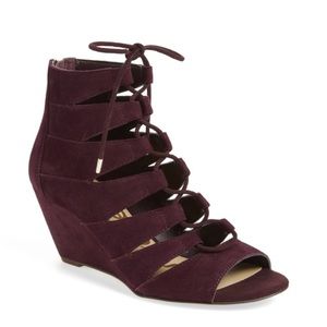 Sam Edelman Santina Lace Up Wedge Sandal