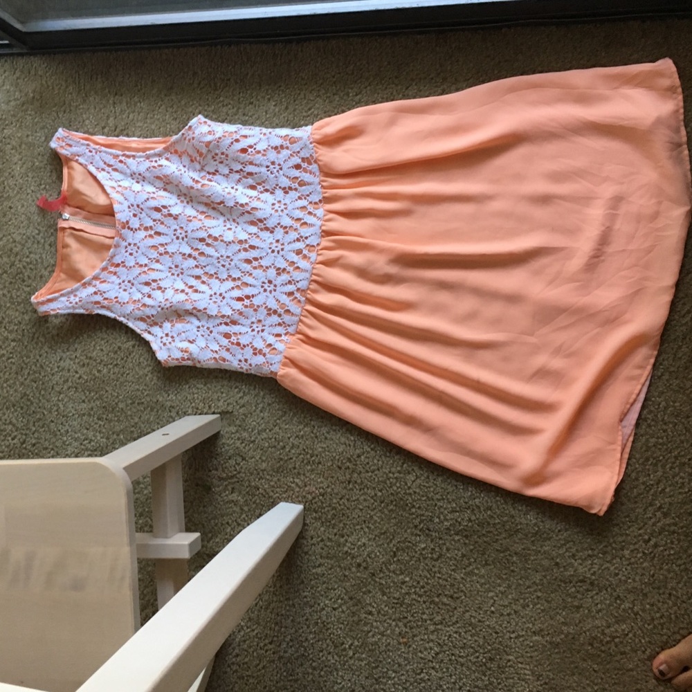 Peach dress