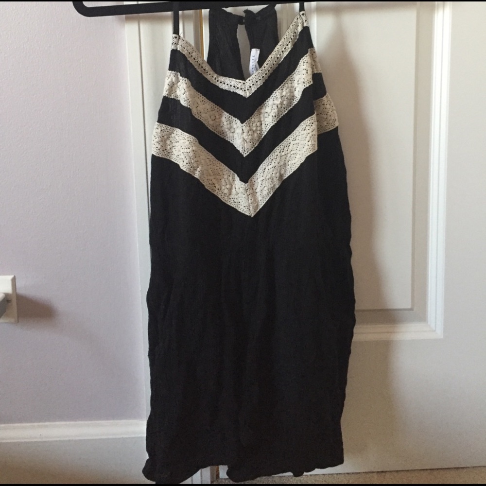 Black socialite romper