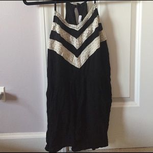 Black socialite romper