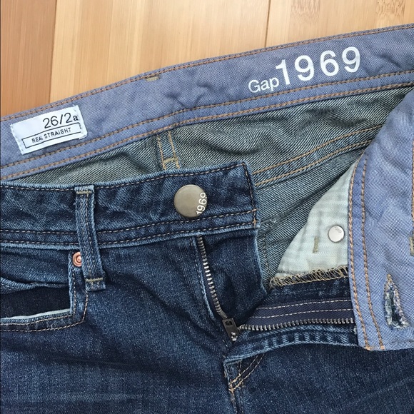 Gap Real Straight jeans 26 - Picture 2 of 2