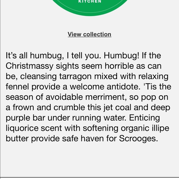 Lush Kitchen Bar Humbug Bubble Bar - Picture 2 of 5