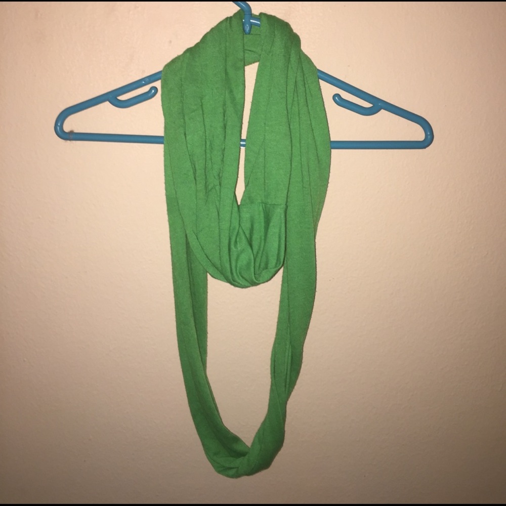 Green Infinity Scarf