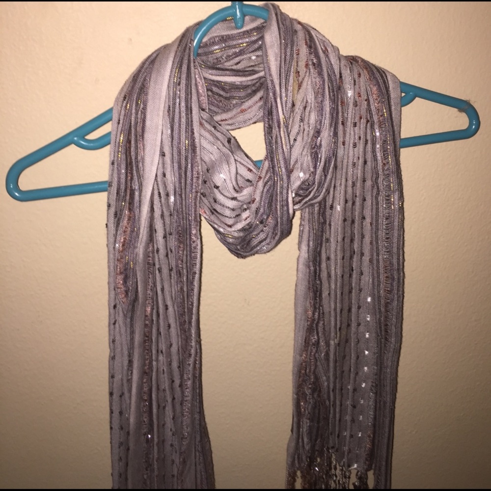 Brown and Gray scarf