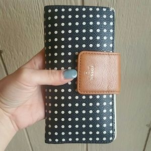 Fossil checkbook wallet