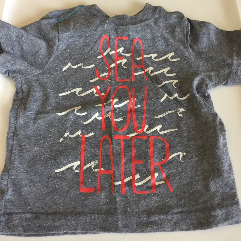 Bundle (2) Crazy 8 Summer tees 12-18m