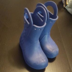 Crocs blue rainboots