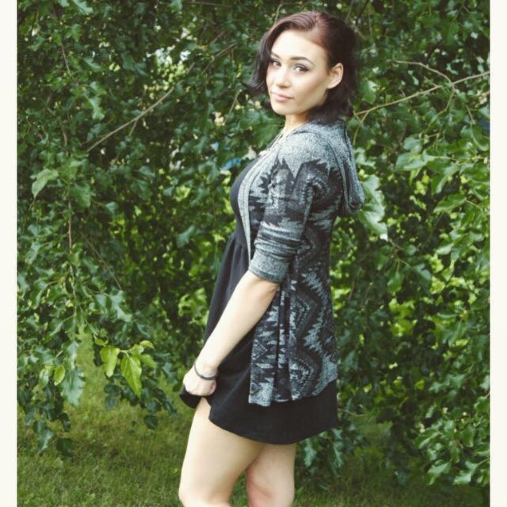 Tribal Print Cardigan