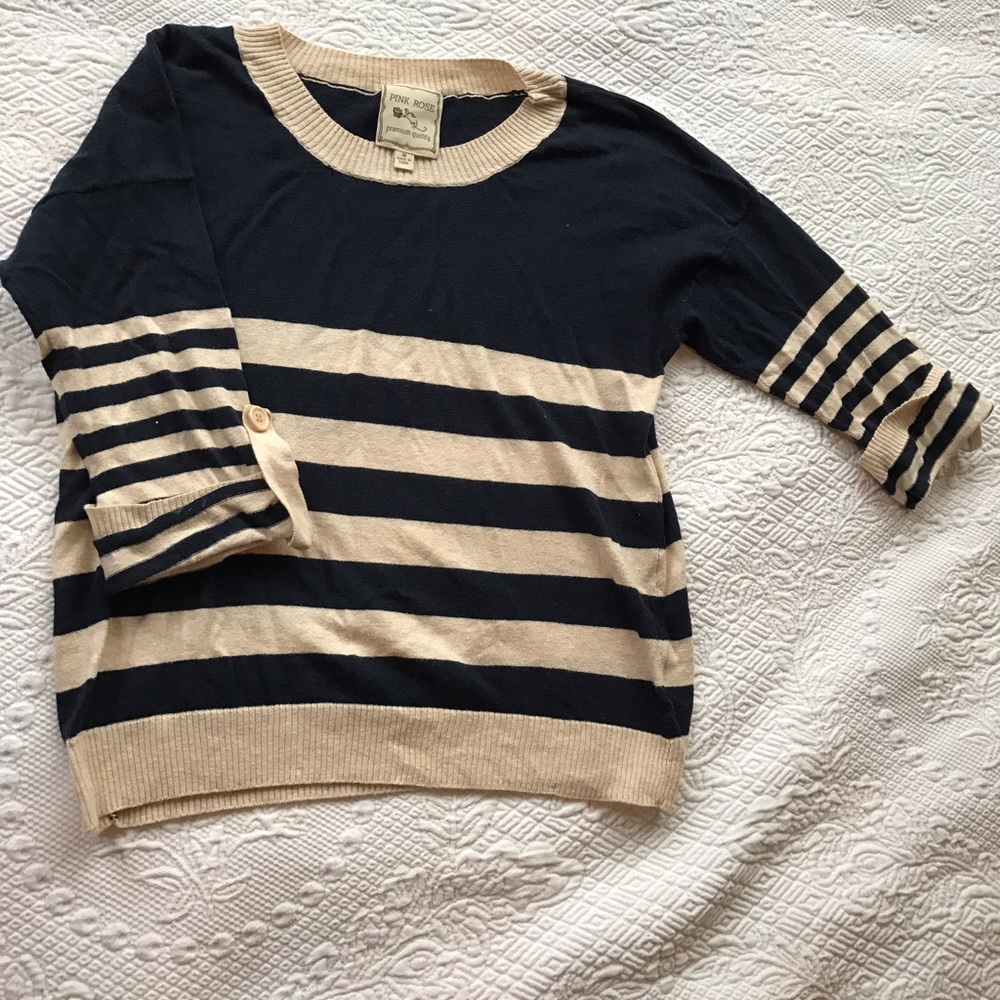 Stripped long sleeve tee