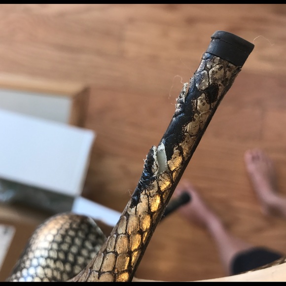 jimmy choo snakeskin print heels - Picture 5 of 6