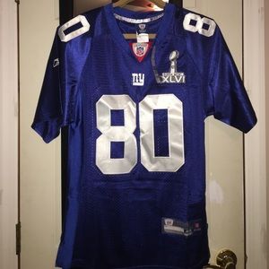 Men's Victor Cruz Super Bowl XLVI Giants Jersey