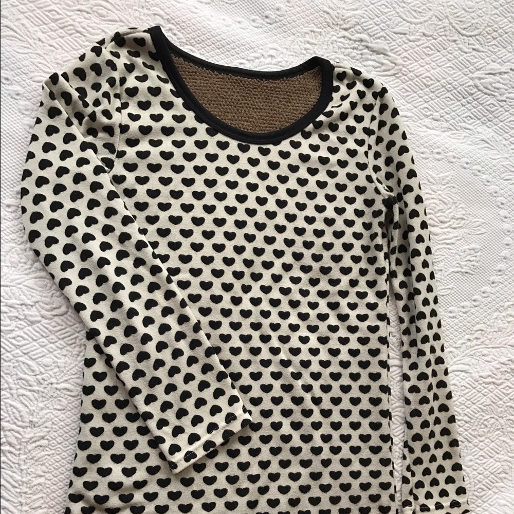 Super warm heart sweater