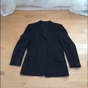 D&G pin stripe suit jacket