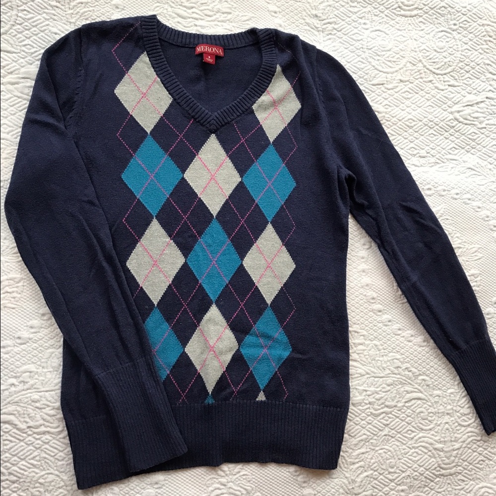 Argyle sweater