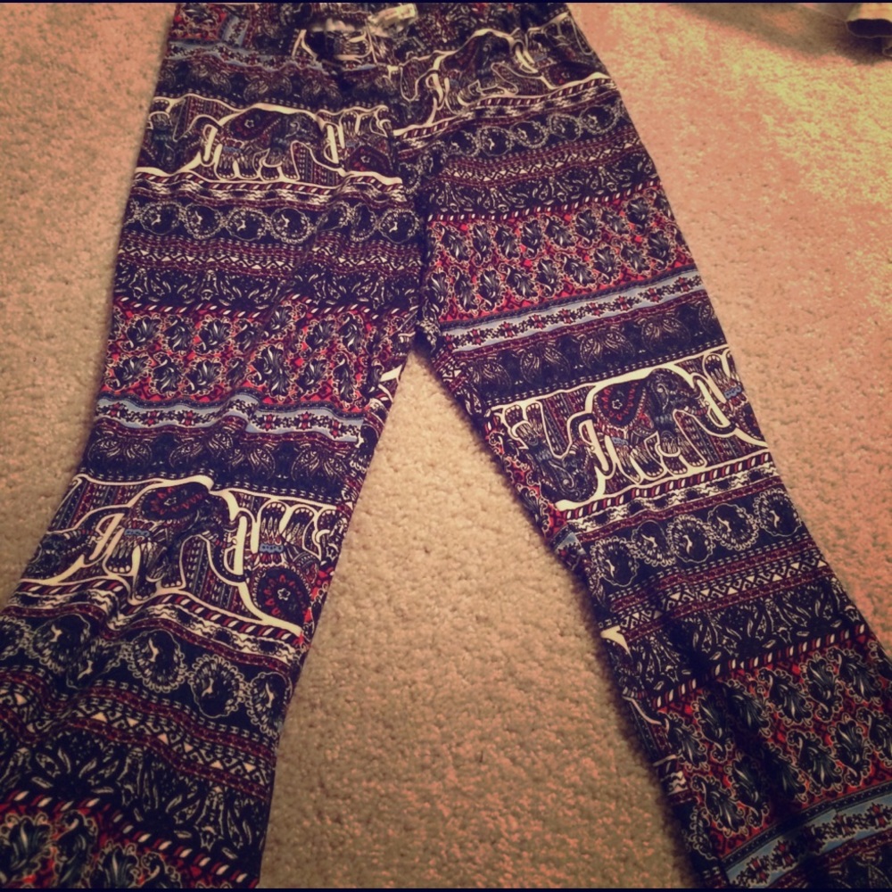 Bohemian flare pants