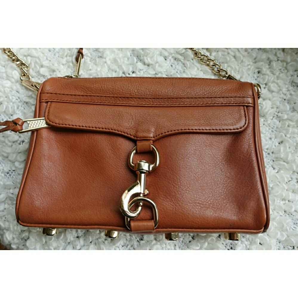 Rebecca Minkoff Mini MAC Crossbody Bag in Almond