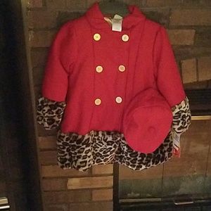 Coat,matching hat