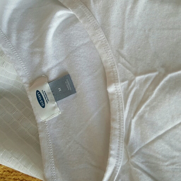 White hi-lo long-sleeved blouse - Picture 2 of 2