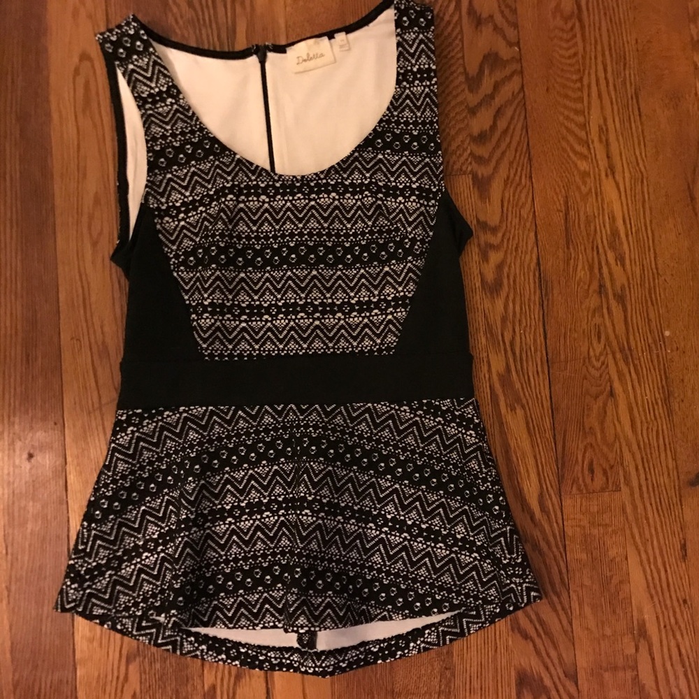 Anthropologie peplum top