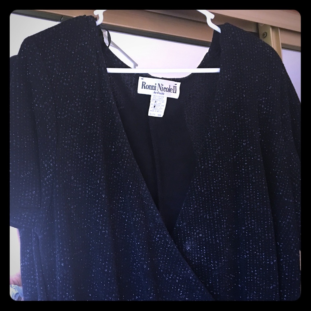 Beautiful black sparkly evening gown